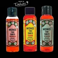 3 Monoi Tiki Bronzant 60ml 3 Parfums Decouverte Spf 3