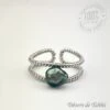 Bague Ajustable Keishi De Tahiti En Argent TT406 -Naturel Boutique bague ajustable keishi de tahiti en argent tt406