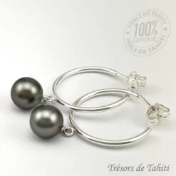 Boucles Creoles Perles De Tahiti Semi Rondes Argent TT366 11 Boucles Creoles Perles De Tahiti Semi Rondes Argent TT366 -Naturel Boutique boucles creoles perles de tahiti semi rondes argent tt366 2