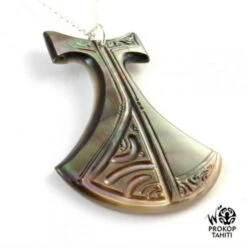 Chaine Argent Pendentif Nacre Prokop Tahiti Pilon Xl Pe8