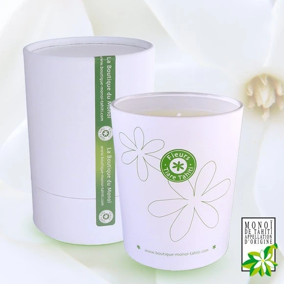 Coffret Bougie Monoi Parfumee Aux Fleurs De Tiare Tahiti 180g 3 Coffret Bougie Monoi Parfumee Aux Fleurs De Tiare Tahiti 180g