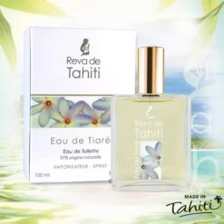 Coffret Gold Reva De Tahiti Eau De Tiare + Huile Scintillante Pailletée -Naturel Boutique coffret gold eau de toilette reva de tahiti 4