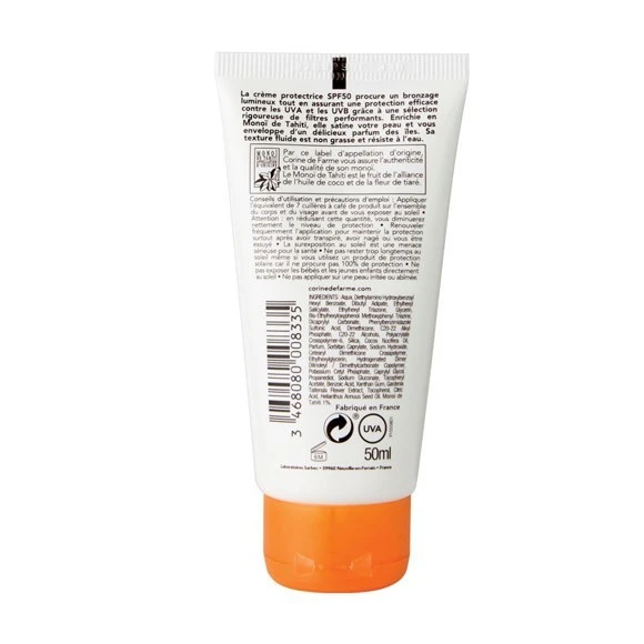 Creme Solaire 50ml Visage Corps Corine De Farme Spf50 5 Creme Solaire 50ml Visage Corps Corine De Farme Spf50 – Image 3
