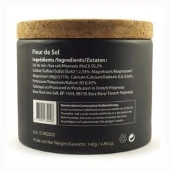 Fleur De Sel De Tahiti Sea Salt En Pot 140g -Naturel Boutique fleur de sel de tahiti sea salt en pot 140g 2