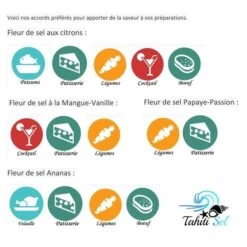 Fleur De Sel Tuamotu Avec Citron Des Iles 60g Tahiti Sel -Naturel Boutique fleur de sel tuamotu avec citron des iles 60g tahiti sel 3