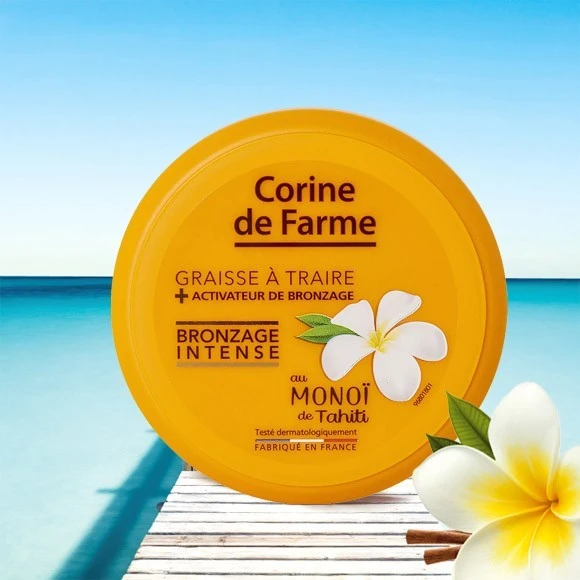 Graisse A Traire Monoi Corine De Farme Accelerateur Bronzage 150ml 3 Graisse A Traire Monoi Corine De Farme Accelerateur Bronzage 150ml