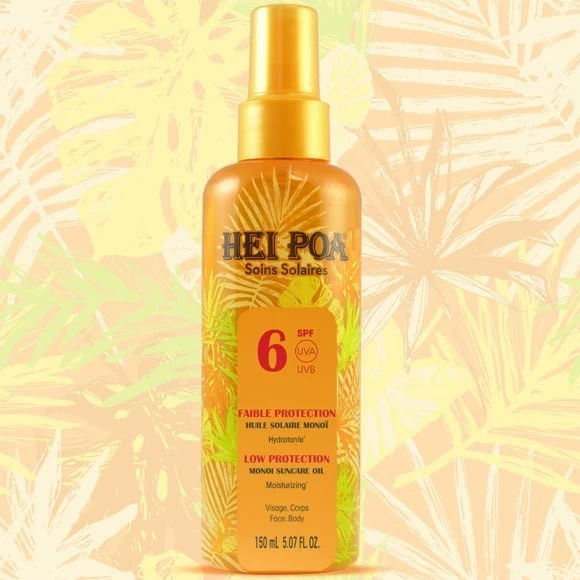 Huile Solaire Bronzante 150ml Au Monoi Hei Poa SPF6 3 Huile Solaire Bronzante 150ml Au Monoi Hei Poa SPF6