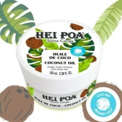 Huile Vierge De Coco Bio Hei Poa 100ml 9 Huile Vierge De Coco Bio Hei Poa 100ml -Naturel Boutique huile vierge de coco bio hei poa 100ml 2