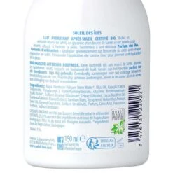Lait Hydratant Bio Apres Solaire 150ml Soleil Des Iles -Naturel Boutique lait hydratant bio apres solaire 150ml soleil des iles 3