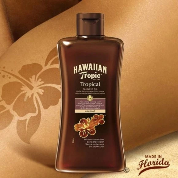 Lot 4 Huiles Bronzantes Dark 200ml Hawaiian Tropic (dont 1 Gratuit) 4 Lot 4 Huiles Bronzantes Dark 200ml Hawaiian Tropic (dont 1 Gratuit) – Image 2