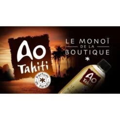 Monoi Ao Tahiti 97% Parfum Paradis Verre 100ml -Naturel Boutique monoi ao tahiti 97 parfum paradis verre 100ml 3