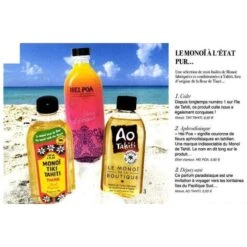 Monoi Ao Tahiti 97% Parfum Paradis 1 Litre 11 Monoi Ao Tahiti 97% Parfum Paradis 1 Litre -Naturel Boutique monoi ao tahiti parfum paradis Flacon 1L 3