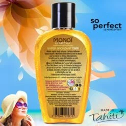 Monoi Super Bronzant Urucum Tevi Tahiti Tiare 120ml -Naturel Boutique monoi super bronzant urucum tevi tahiti tiare 120ml 2