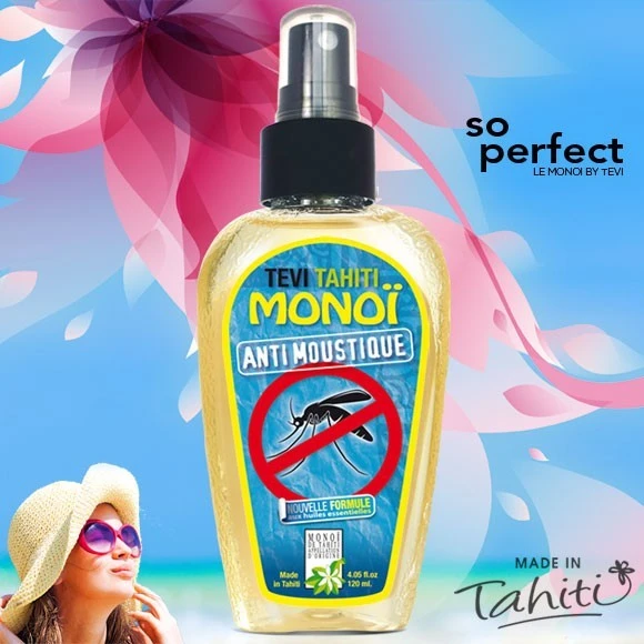 Monoi Tevi Tahiti Anti Moustique Huiles Essentielles 120ml 3 Monoi Tevi Tahiti Anti Moustique Huiles Essentielles 120ml