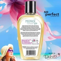 Monoi Tevi Tahiti Frangipanier Tipanier Tahiti 120ml -Naturel Boutique monoi tevi tahiti frangipanier tipanier tahiti 120ml 2