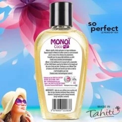Monoi Tevi Tahiti Parfum Noix De Coco 120ml -Naturel Boutique monoi tevi tahiti parfum noix de coco 120ml 2