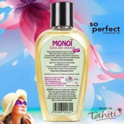 Monoi Tevi Tahiti Special Soins Des Cheveux 120ml -Naturel Boutique monoi tevi tahiti special soins des cheveux 120ml 2