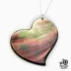 Pendentif Coeur De Nacre Prokop Tahiti Chaine Argent CR5 -Naturel Boutique pendentif coeur de nacre prokop tahiti chaine argent CR5