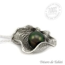 Pendentif Perle De Tahiti Coquillage Chaine Argent TT383 13 Pendentif Perle De Tahiti Coquillage Chaine Argent TT383 -Naturel Boutique pendentif perle de tahiti coquillage chaine argent tt383 2
