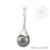 Pendentif Perle De Tahiti Semi Ronde Chaine Argent Tt181 1 Pendentif Perle De Tahiti Semi Ronde Chaine Argent Tt181 -Naturel Boutique pendentif perle de tahiti semi ronde chaine argent tt181