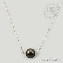Pendentif Perle De Tahiti Semi Ronde Chaine Argent TT415 12 Pendentif Perle De Tahiti Semi Ronde Chaine Argent TT415 -Naturel Boutique pendentif perle de tahiti semi ronde chaine argent tt415 2