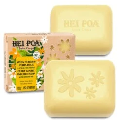Savon Surgras Extra Doux Au Monoi Tiare Hei Poa 100g 12 Savon Surgras Extra Doux Au Monoi Tiare Hei Poa 100g -Naturel Boutique savon surgras extra doux au monoi tiare hei poa 100g 2
