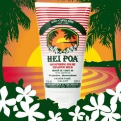Shampooing Baume Reparateur Monoi Hei Poa Tiare 150ml -Naturel Boutique shampooing baume reparateur monoi hei poa tiare 150ml 2