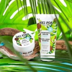 Shampooing Douche Hei Poa A La Pulpe De Coco Bio 150ml -Naturel Boutique shampooing douche hei poa a la pulpe de coco bio 150ml 3