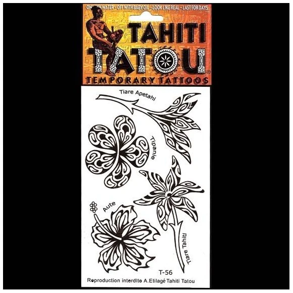 Tatoo Temporaire T56 Fleur De Monoi 2 Tatoo Temporaire T56 Fleur De Monoi