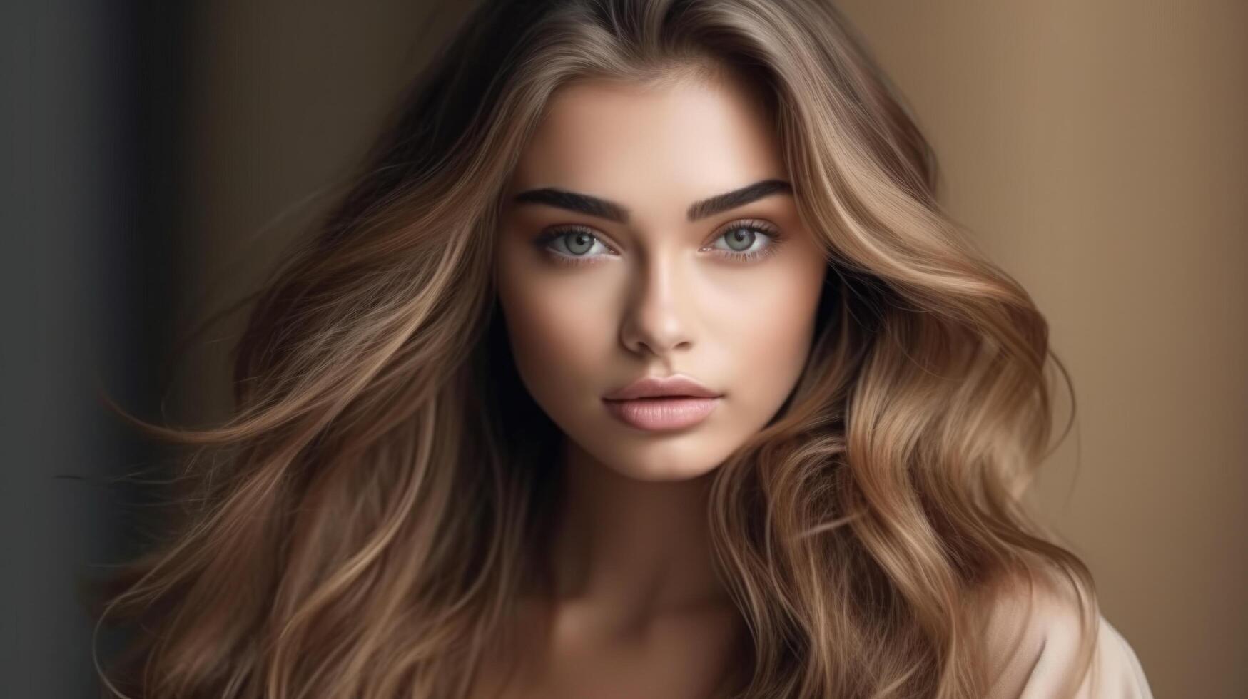 Naturel Boutique -Naturel Boutique healthy hair woman beautiful hairstyle illustration ai generative free photo